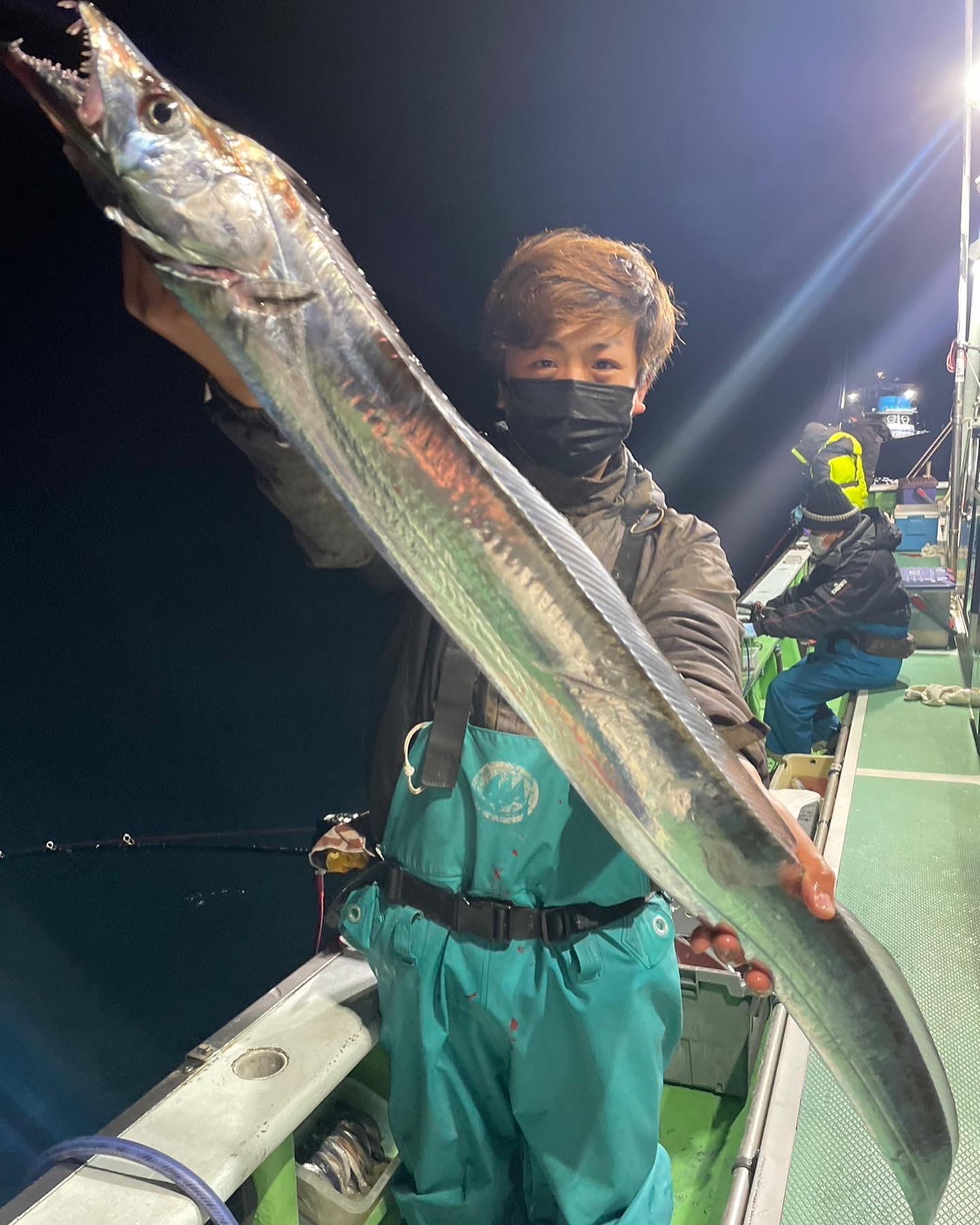 1月22日とれたて オオモンはた釣りです。3本 3、2